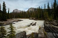 Snel stromende rivier Rocky Mountains by Nathalie Daalder thumbnail