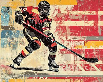 Hockey Speler van OMG Art