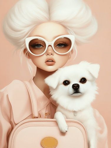 Het meisje en haar hond