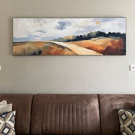 Photo de nos clients: Paysage abstrait | Ciel se mêle par Art Merveilleux, sur ArtFrame