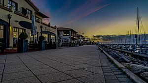 Kühlungsborn Hafenpromenade Blaue Stunde