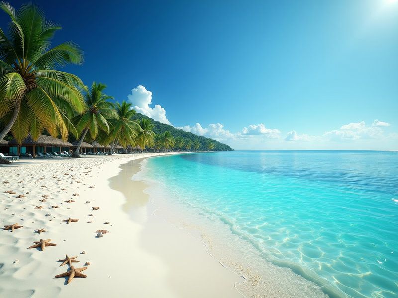 paysage de plage par hisamvideo art