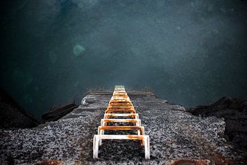 A staircase in the depths by Hugo Braun