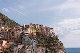Manarola am Meer | Fotodruck Cinque Terre | Italien Reisefotografie von HelloHappylife