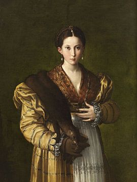 Portret van een jonge vrouw genaamd 'Antea', Parmigianino
