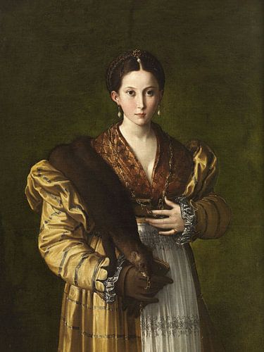 Portret van een jonge vrouw genaamd 'Antea', Parmigianino