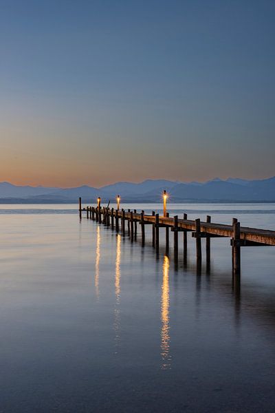 vor Sonnenaufgang am Chiemsee von Walter G. Allgöwer