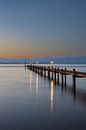 vor Sonnenaufgang am Chiemsee von Walter G. Allgöwer Miniaturansicht