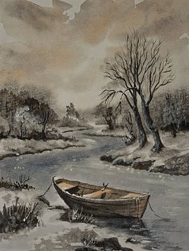 Aquarel part 222 van Tania Perneel