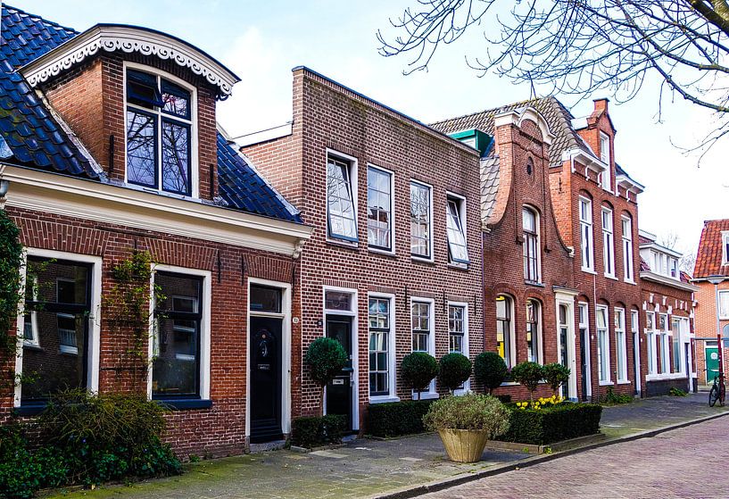 Rijnstraat op een zonnige dag by Groningen Stad