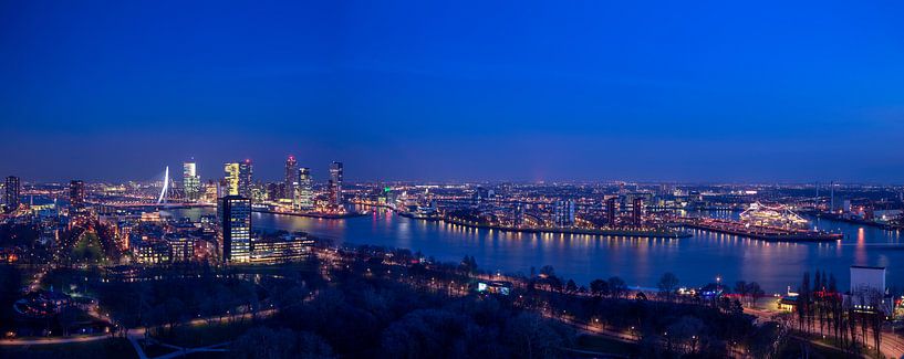 Skyline van Rotterdam van Rene Siebring