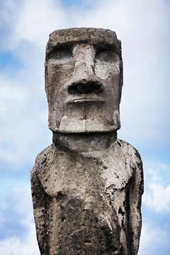 Stenen standbeeld - Moai - Rapa Nui - Paaseiland van Annette S. Kehrein | www.ask-mediendesign.de