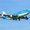 Avion de transport de passagers KLM Boeing 747-400. sur Jaap van den Berg