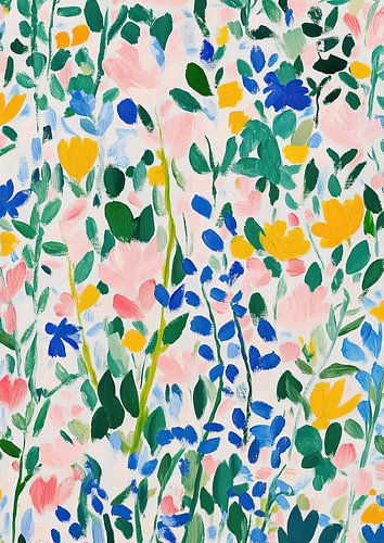 Bloemen - Bloesems op canvas