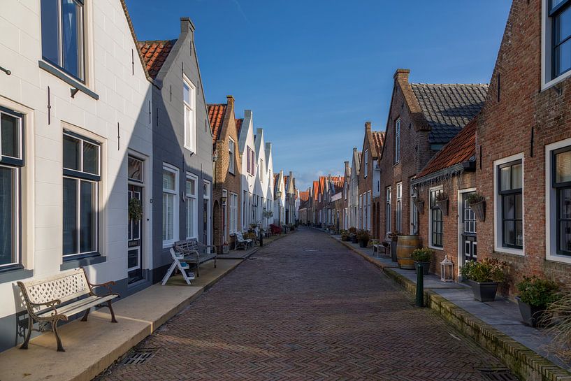 Oud Hollands straatje van Bram van Broekhoven