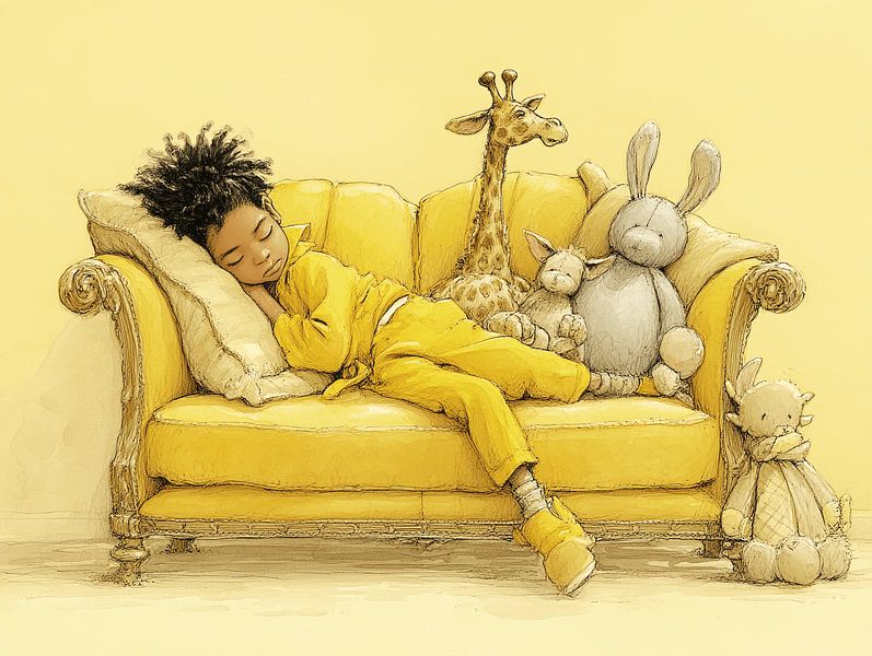 Child and Cuddles | Peace and Security by Karina Brouwer