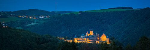 Panorama of the Bourscheid Castle