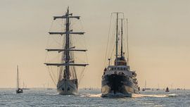 Schlepper Holland übergibt dreimaster Artemis