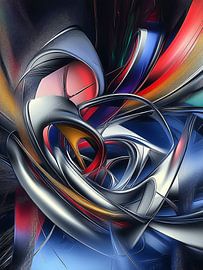 Quantum Threads 4 van Rene Ladenius Digital Art