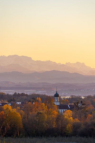 Kirchturm von Kluftern am Bodensee von Jan Schuler