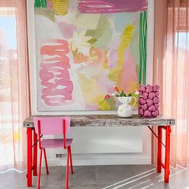 Klantfoto: Playful Spring van Henriette Visscher, als ArtFrame