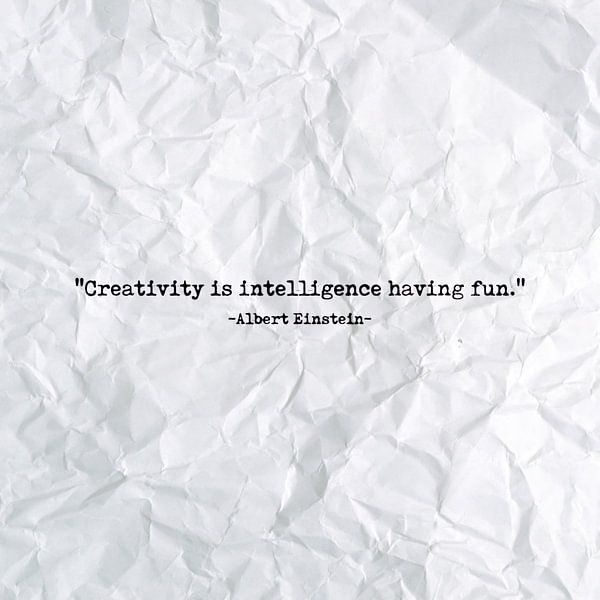 La créativité, c'est l'intelligence qui s'amuse par Maarten Knops