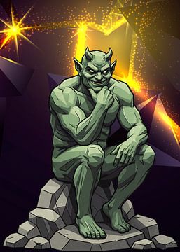 Satan’s Partner Low poly