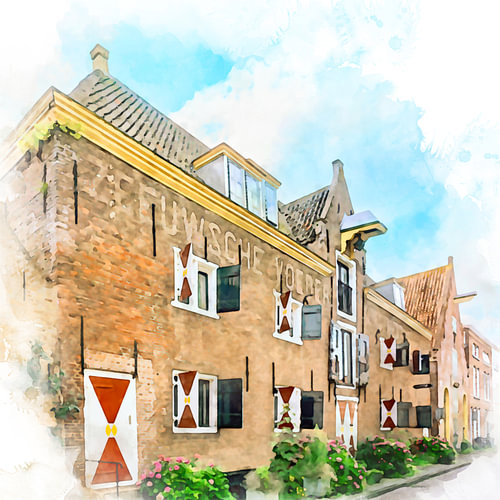 Middelburg, historisch VOC pand, Zeeland