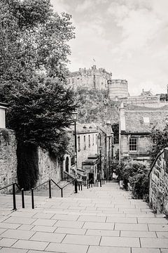 Écosse - Vues du château d'Edinbrugh sur Andrea Dorr Fotografie