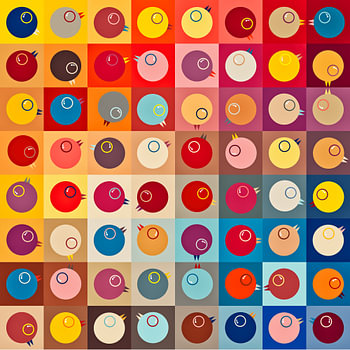 64 round heads