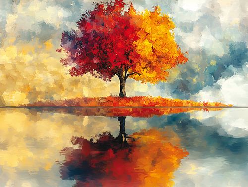 Solitaire in de herfst