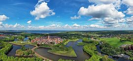 Aerial Panorama of the town of Naarden in the Netherlands by Eye on You