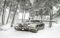 Tank in de sneeuw  4 van Olivier Photography thumbnail