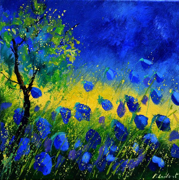 Blue poppies 44 by pol ledent