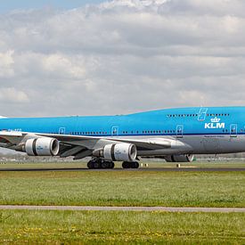 KLM Boeing 747-400M commercial aircraft. by Jaap van den Berg
