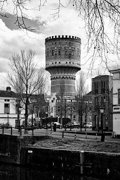 Architektur in Utrecht: Der Wasserturm am Lauwerhof in Utrecht (II) von André Blom Fotografie Utrecht
