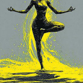 Glow Yoga van OMG Art
