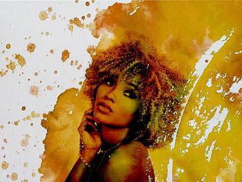 Gelbe Lockenschönheit