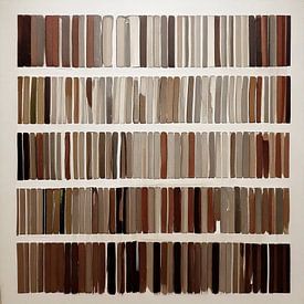 TW Living - MODERN ART - japandi art brown by TW living