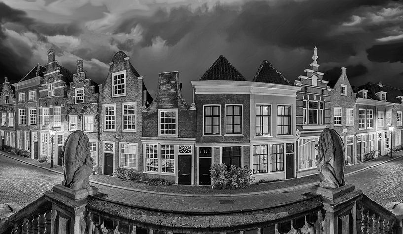 Dordrecht Niederlande Schwarz und Weiss von Peter Bolman