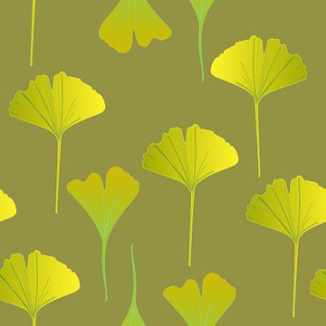 Feuilles de ginkgo en forme