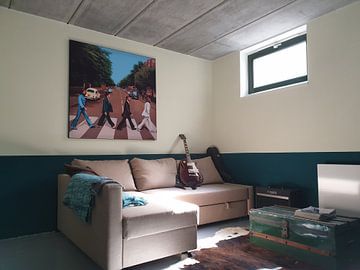 Customer photo: The Beatles Abbey Road Painting by Paul Meijering