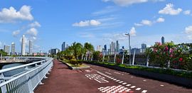 Verlassen der Promenade Cinta Costera von Claude Laprise