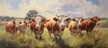Modern Cows 87959 by ARTEO Paintings