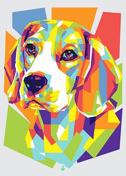 Beagle WPAP Kunst van Dayat Banggai