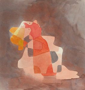 Zurückgelehnte Frau, Paul Klee