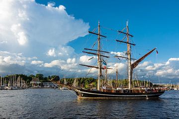 Windjammer on the Hanse Sail in Rostock, Germany by Rico Ködder