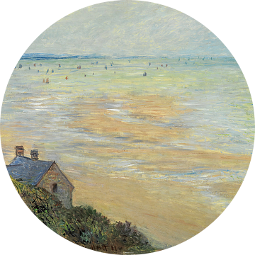 De hut in Trouville, eb, Claude Monet