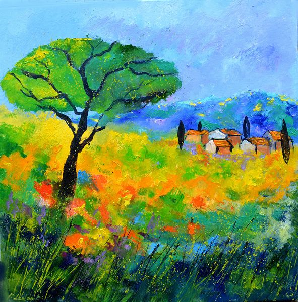 Een pijnboom in Toscane van pol ledent