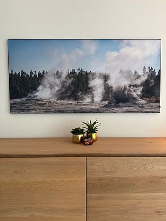 Geysers dans le parc national de Yellowstone, États-Unis